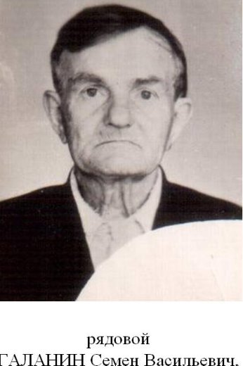 Галанин Семен Васильевич
