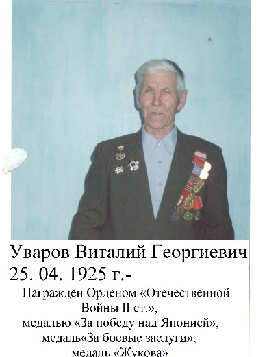Уваров Виталий Георгиевич