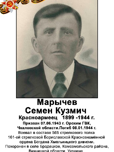 Марычев Семен Кузмич