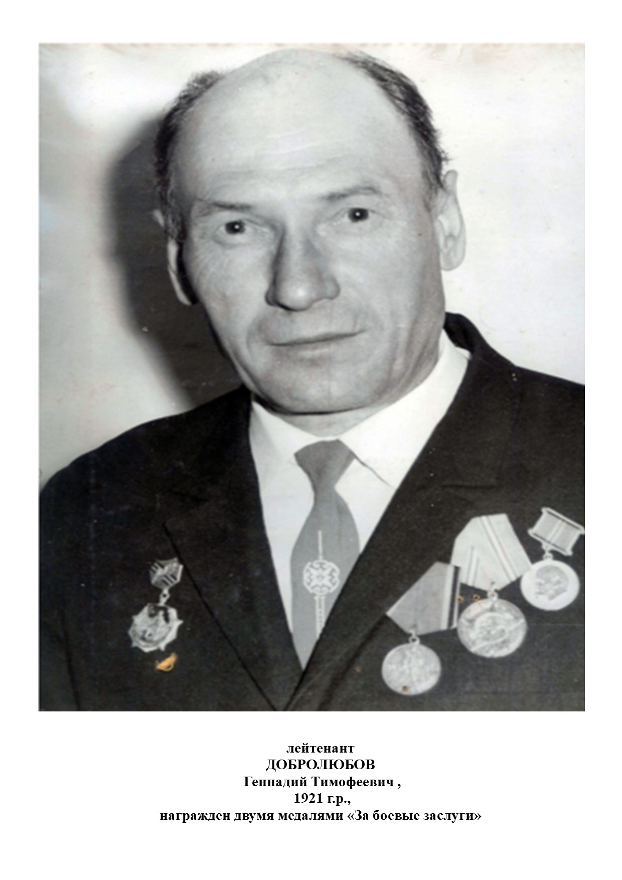 Добролюбов Геннадий Тимофеевич