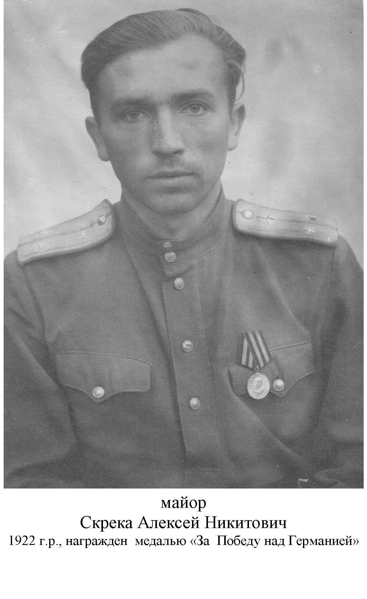 Скрека Алексей Никитович