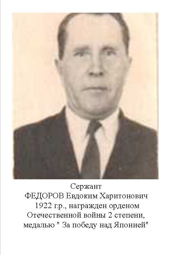 Федоров Евдоким Харитонович