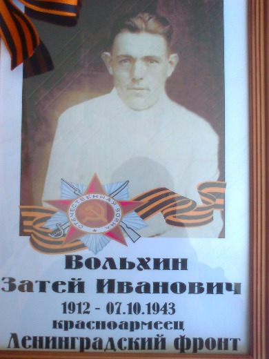 Вольхин За(О)Тей Иванович