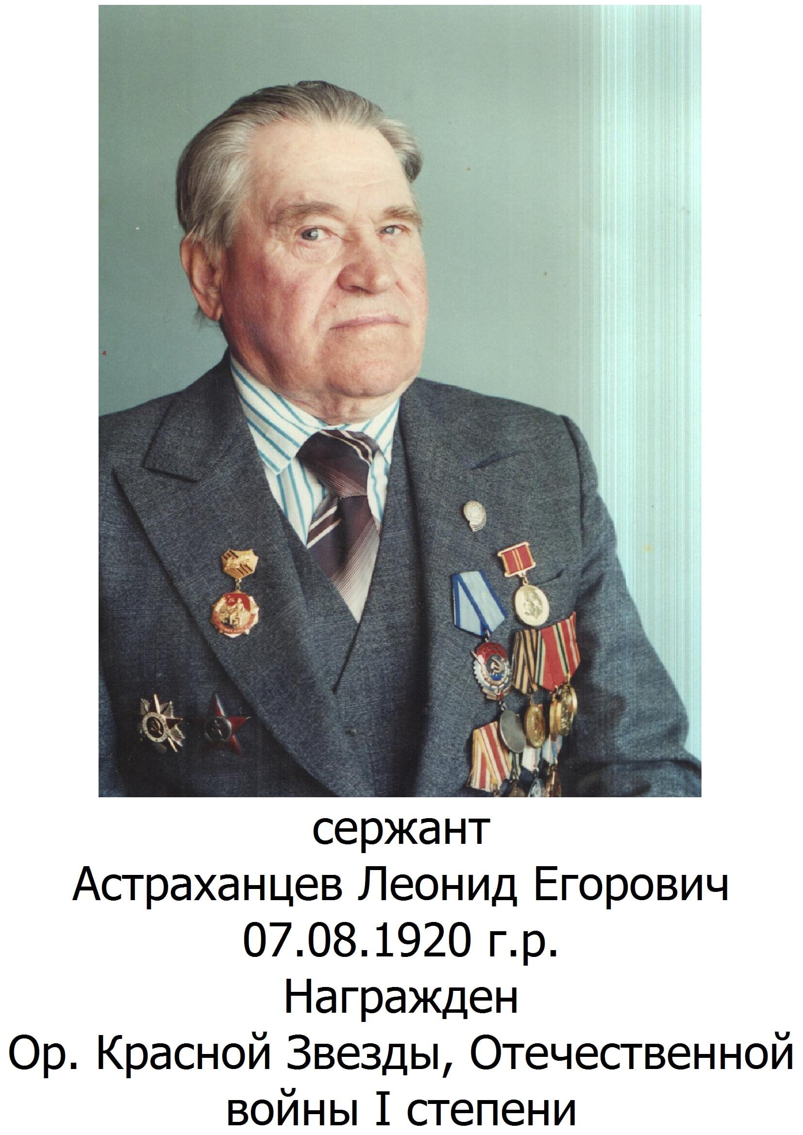 Астраханцев Леонид Егорович
