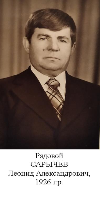 Сарычев Леонид Александрович