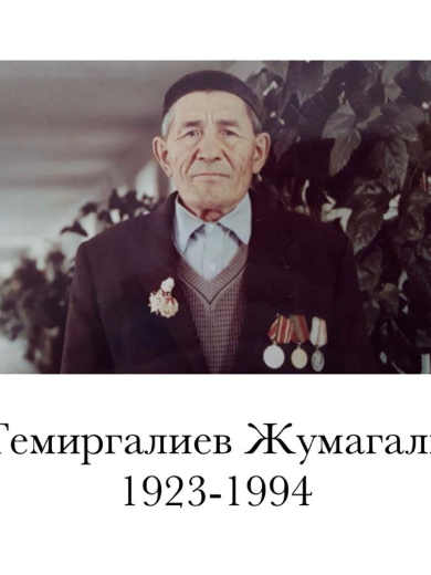 Темиргалиев Жумагали