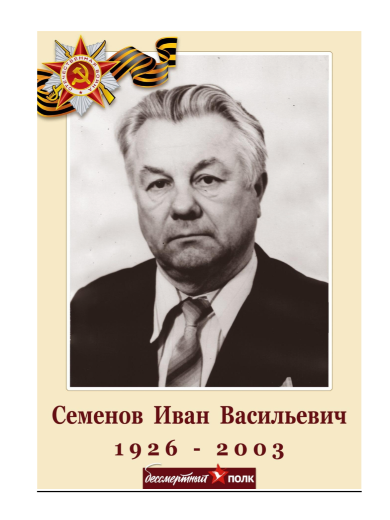 Семенов Иван Васильевич
