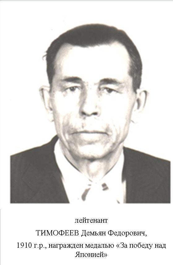 Тимофеев Демьян Федорович