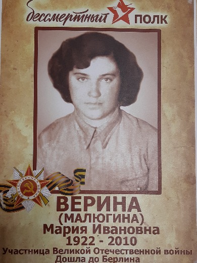 Малюгина Мария Ивановна