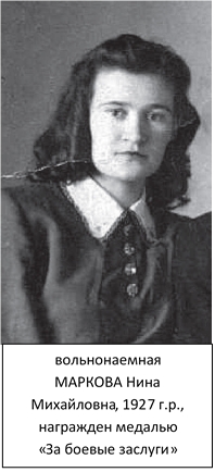Маркова Нина Михайловна
