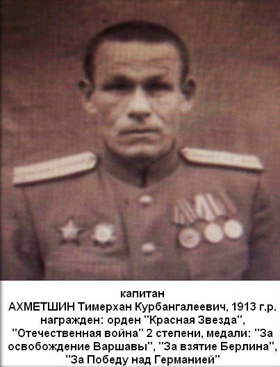 Ахметшин Тимерхан Курбангалеевич