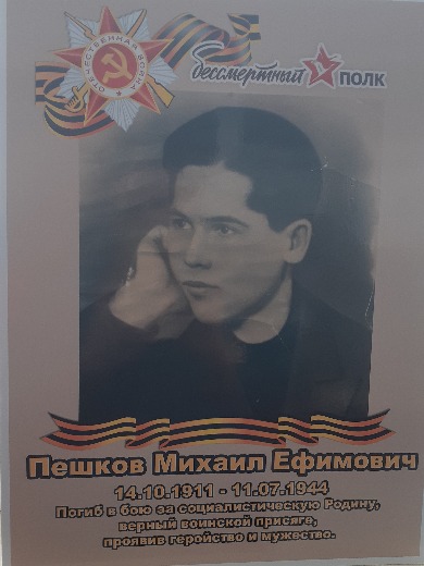 Пешков Михаил Ефимович
