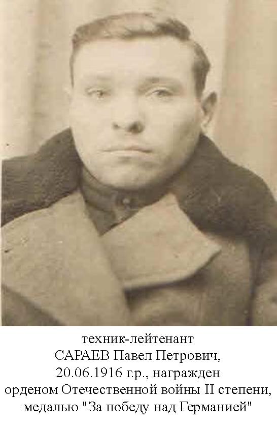 Сараев Павел Петрович