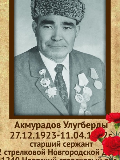 Акмурадов Улугберды