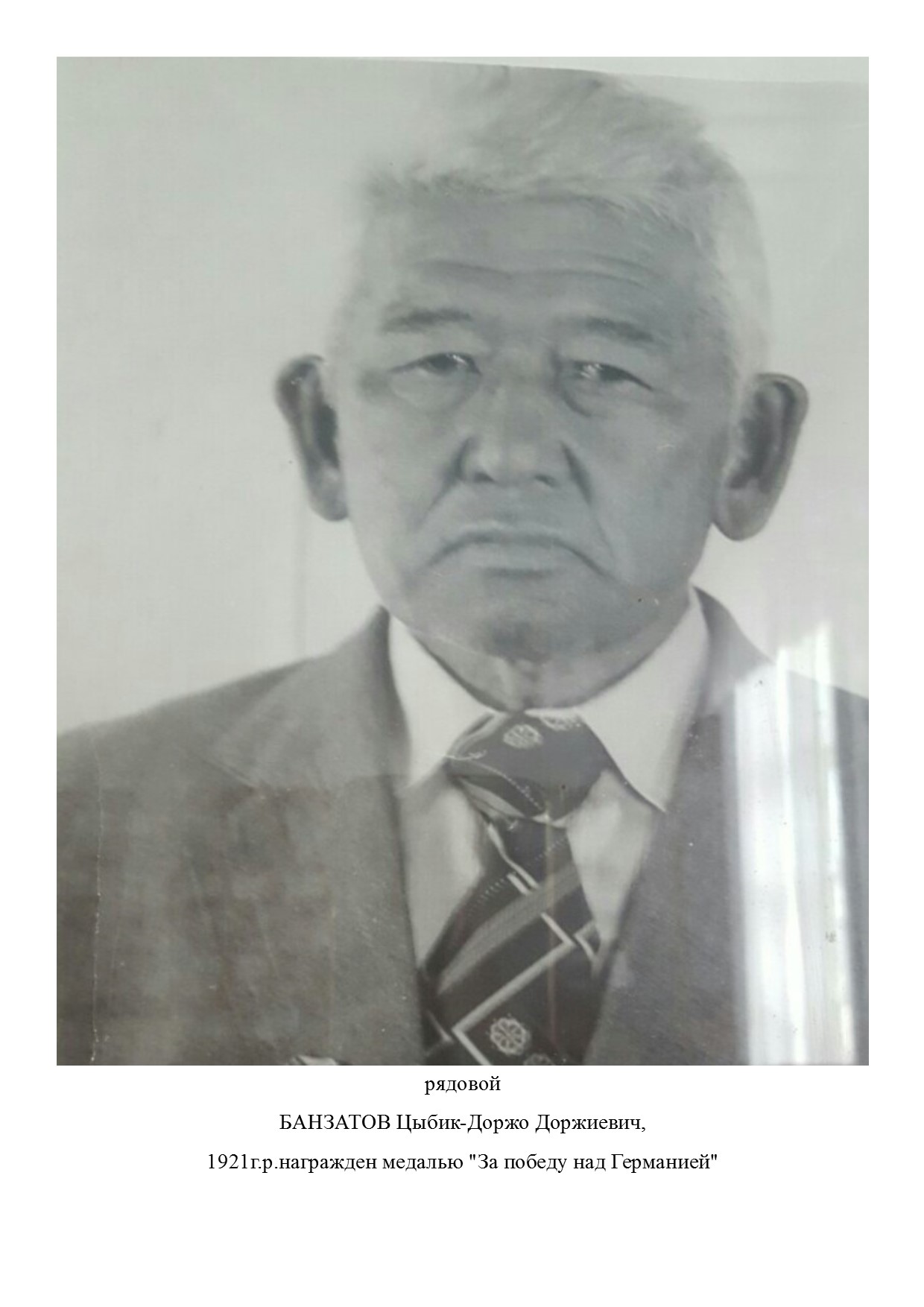 Банзатов Цыбик-Доржо Доржиевич