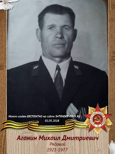 Аганин Михаил Дмитриевич