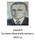 Билалов Абелгата Билалович