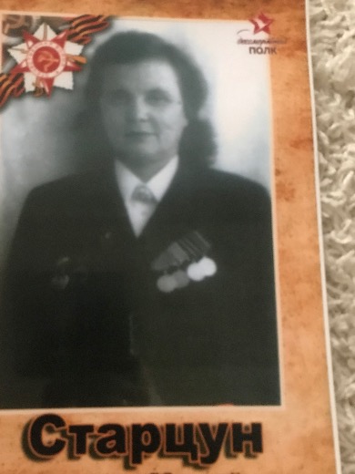 Старцун Александра Михайловна