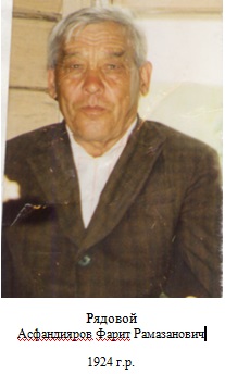 Асфандияров Фарит Рамазанович