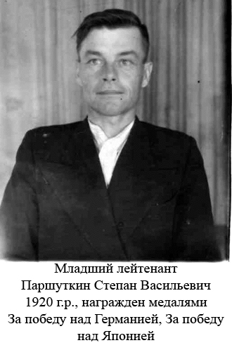 Паршуткин Степан Васильевич