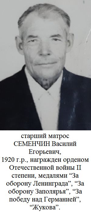 Семенчин Василий Егорович