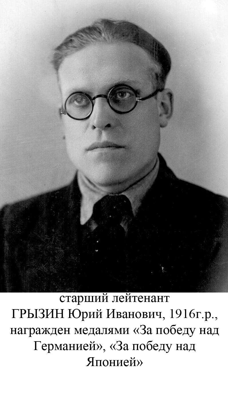 Грызин Юрий Иванович