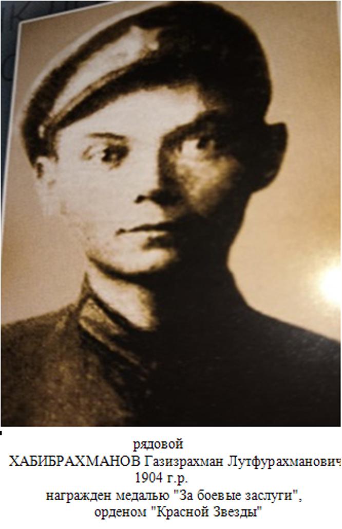 Хабибрахманов Газизрахман Лутфурахманович