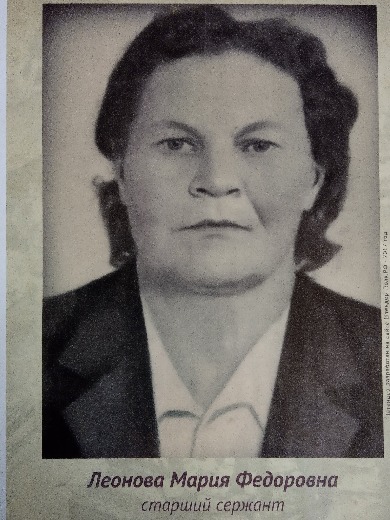 Леонова Мария Федоровна