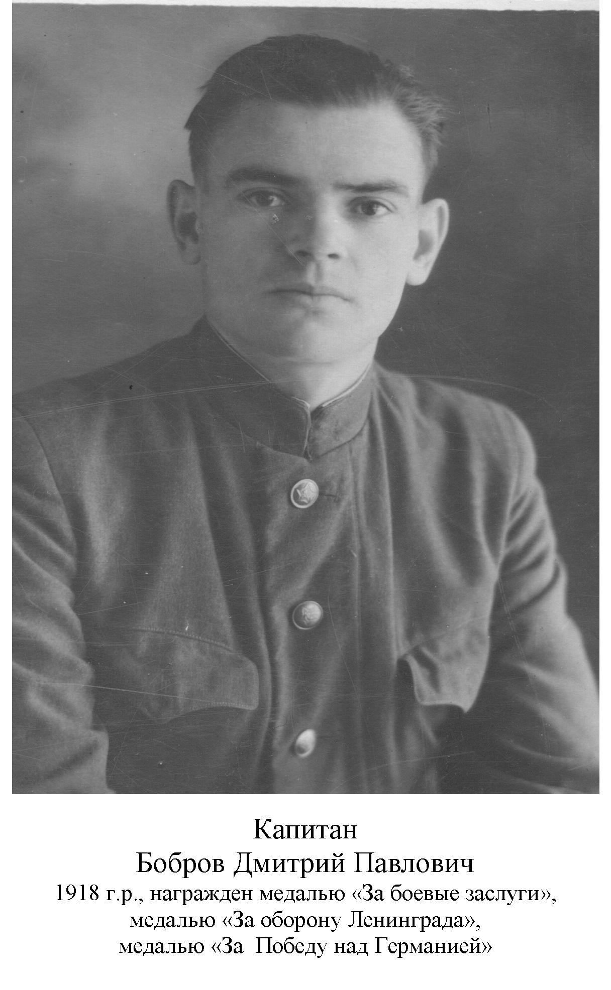 Бобров Дмитрий Павлович