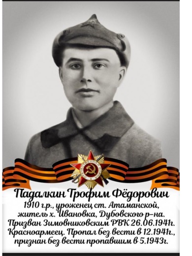 Падалкин Трофим Фёдорович