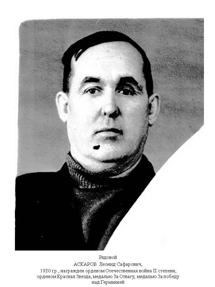 Аскаров Леонид Сафарович