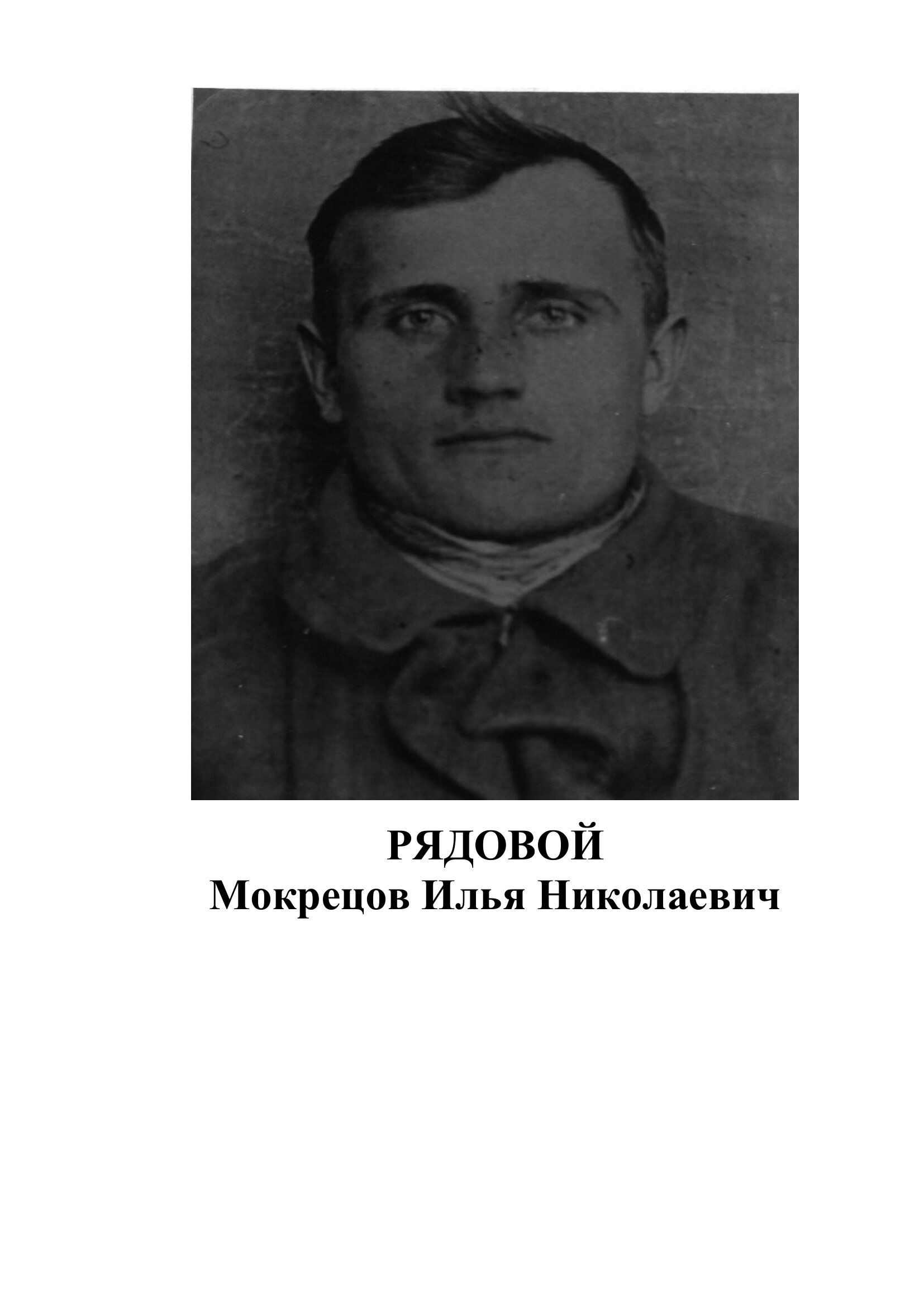 Мокрецов Илья Николаевич