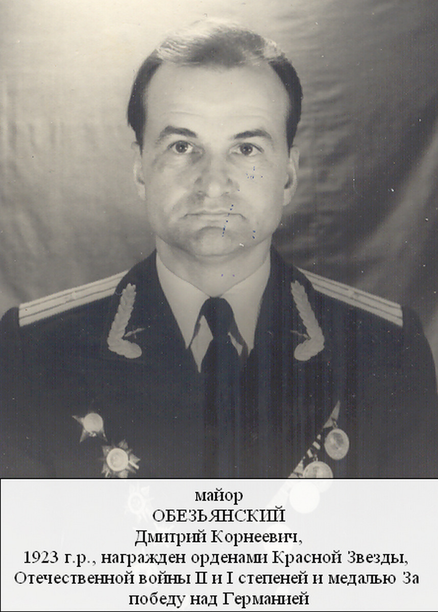 Обезьянский Дмитрий Корнеевич