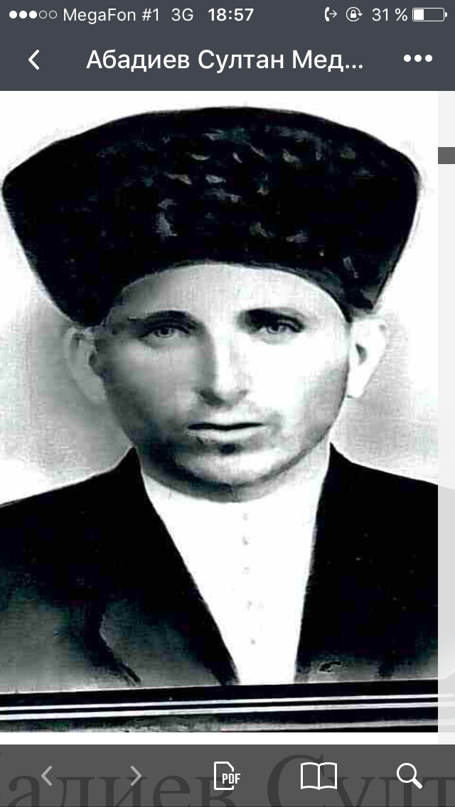 Абадиев Султан Медигович