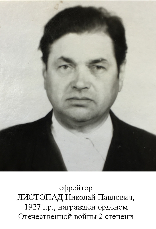 Листопад Николай Павлович