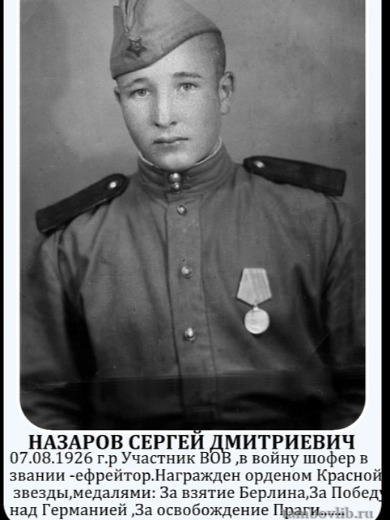 Назаров Сергей Дмитриевич