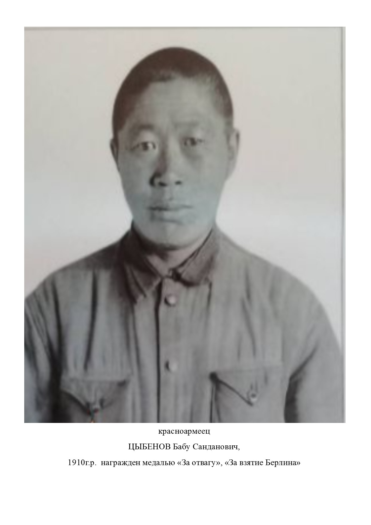 Цыбенов Бабу Санданович