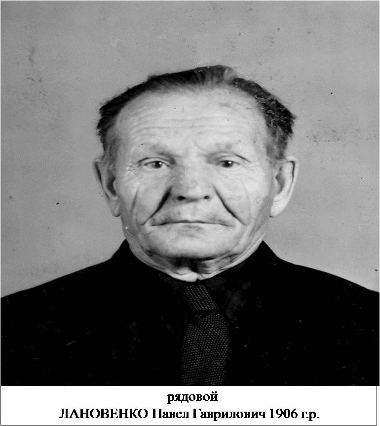 Лановенко Павел Гаврилович