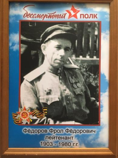 Федоров Фрол Федорович