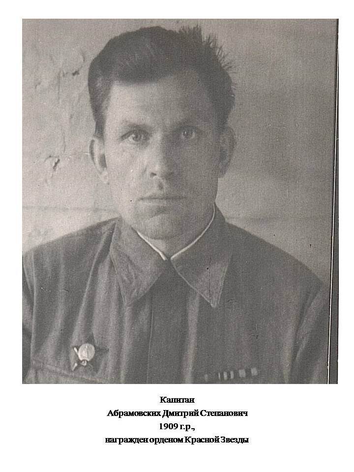 Абрамовских Дмитрий Степанович