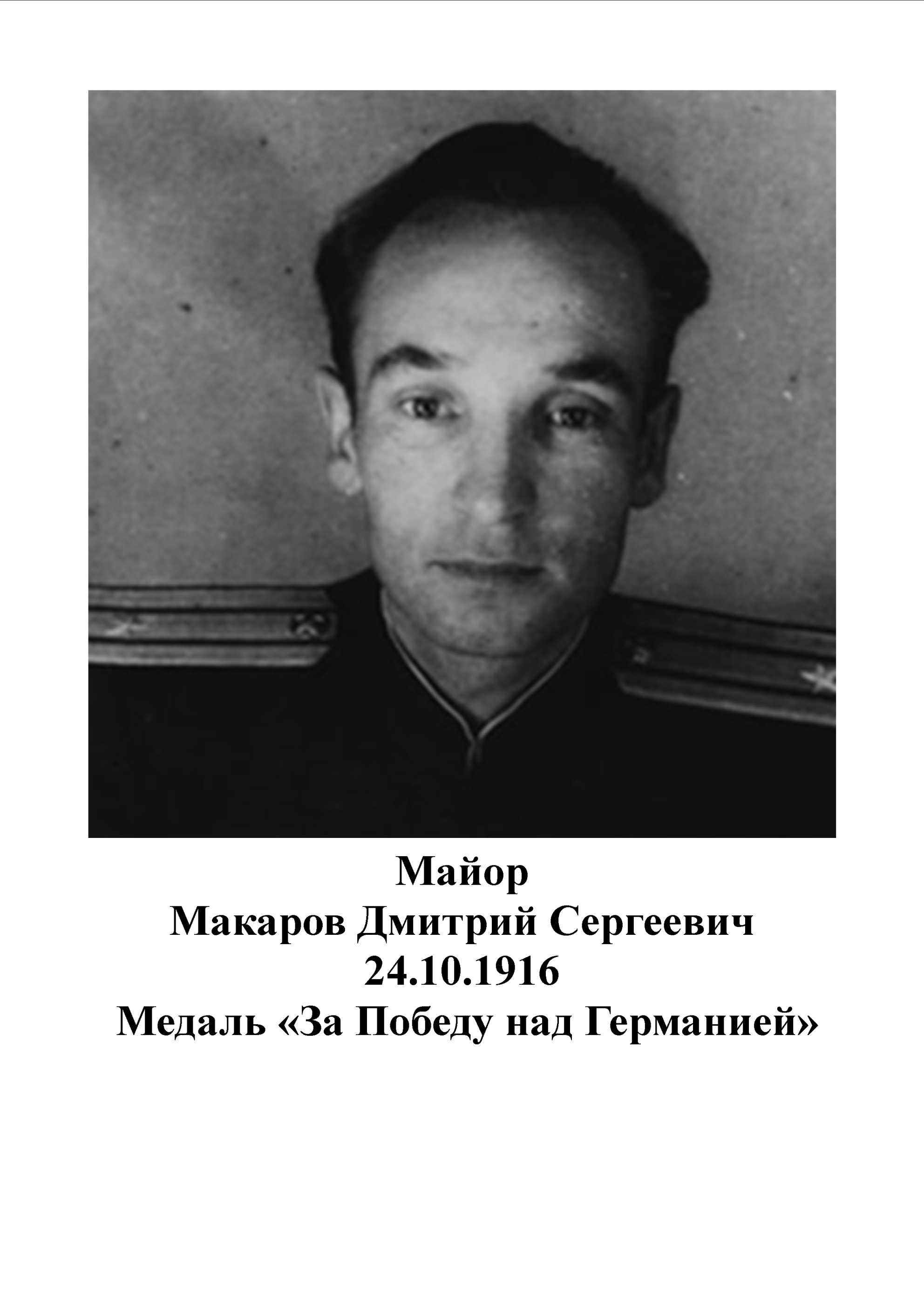 Макаров Дмитрий Сергеевич