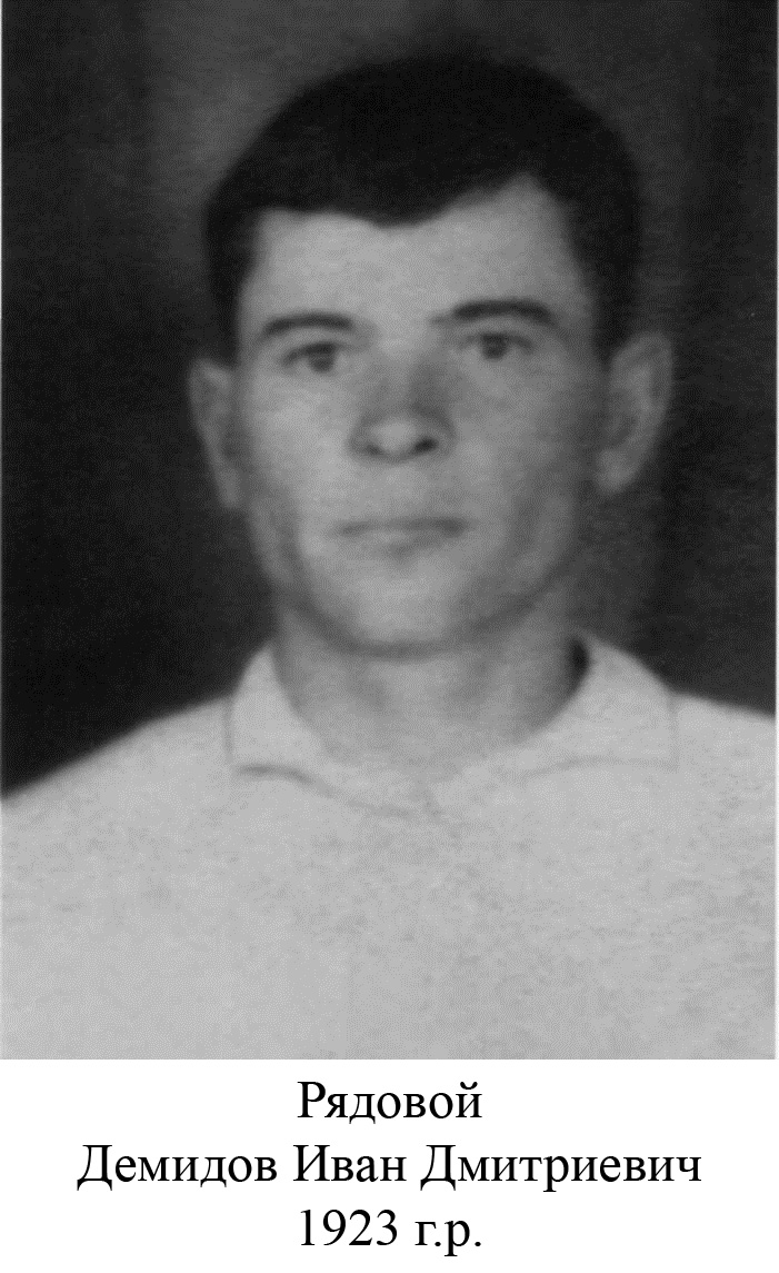 Демидов Иван Дмитриевич