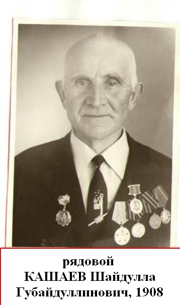 Кашаев Шайдулла Губайдуллинович
