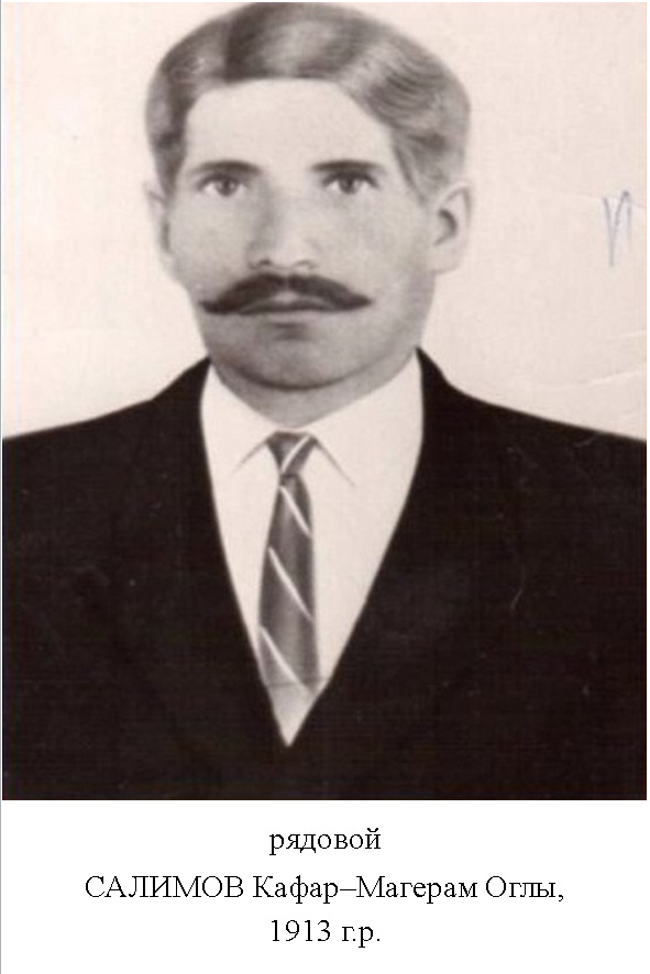 Салимов Кафармагерам Оглы