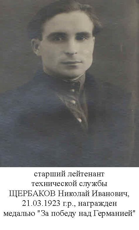 Щербаков Николай Иванович