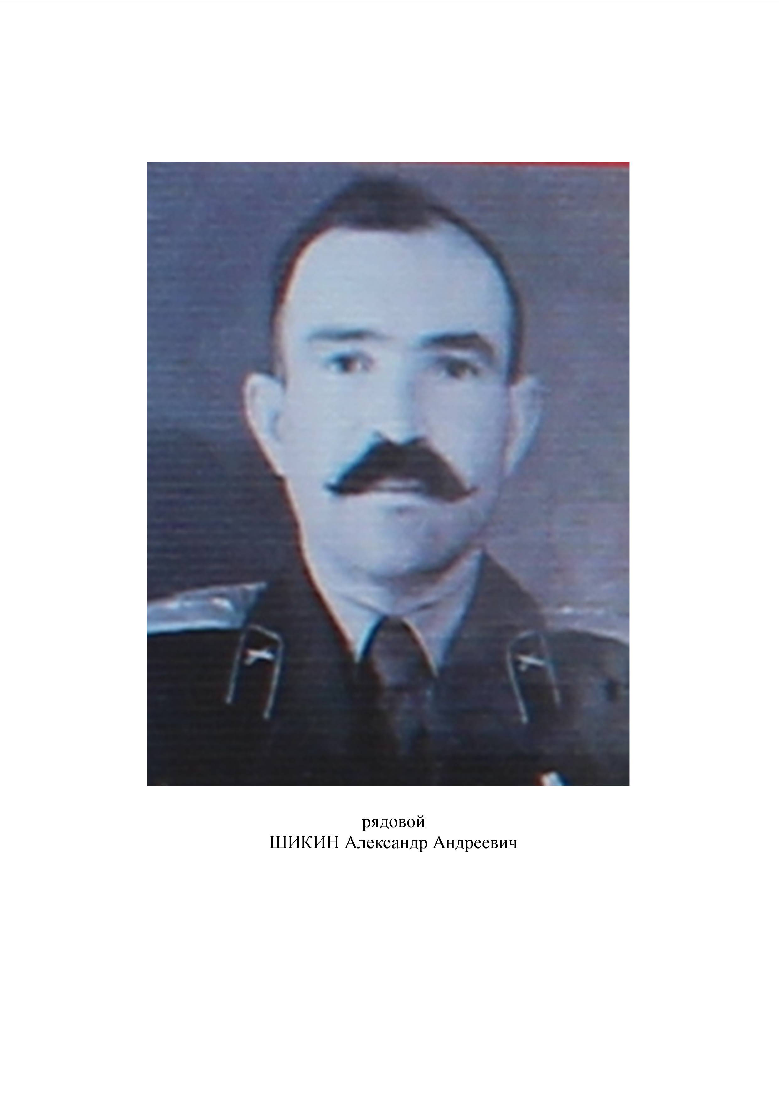 Шикин Александр Андреевич