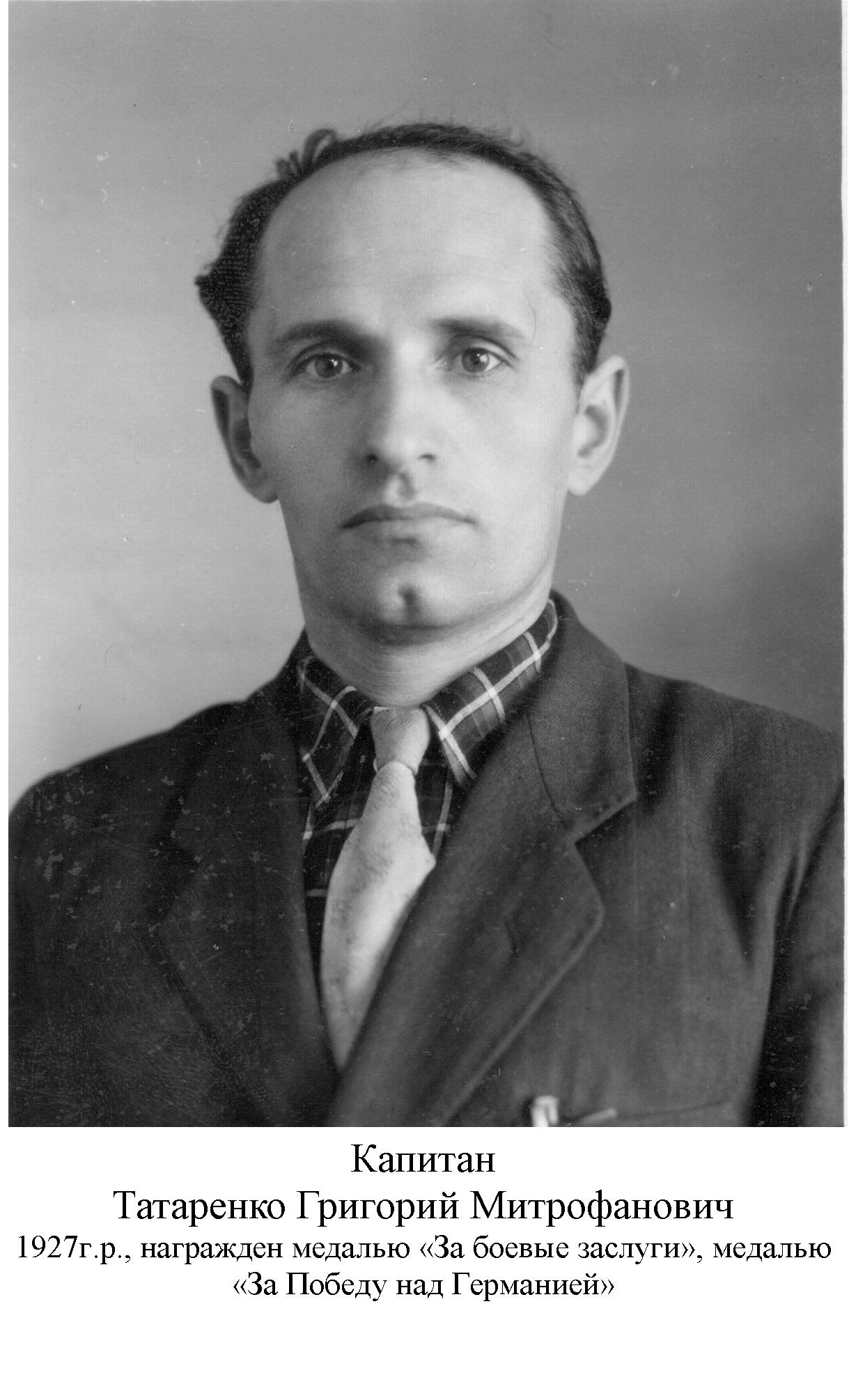 Татаренко Григорий Митрофанович