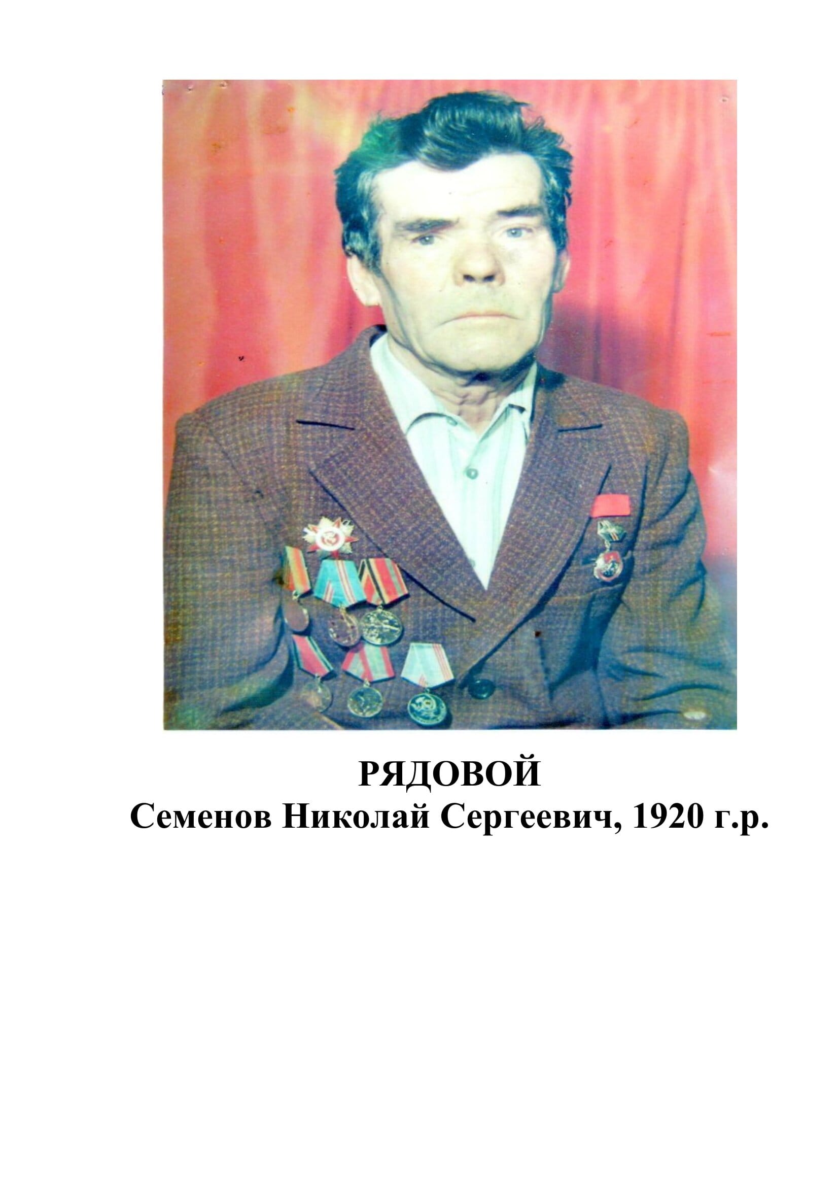 Семенов Николай Сергеевич