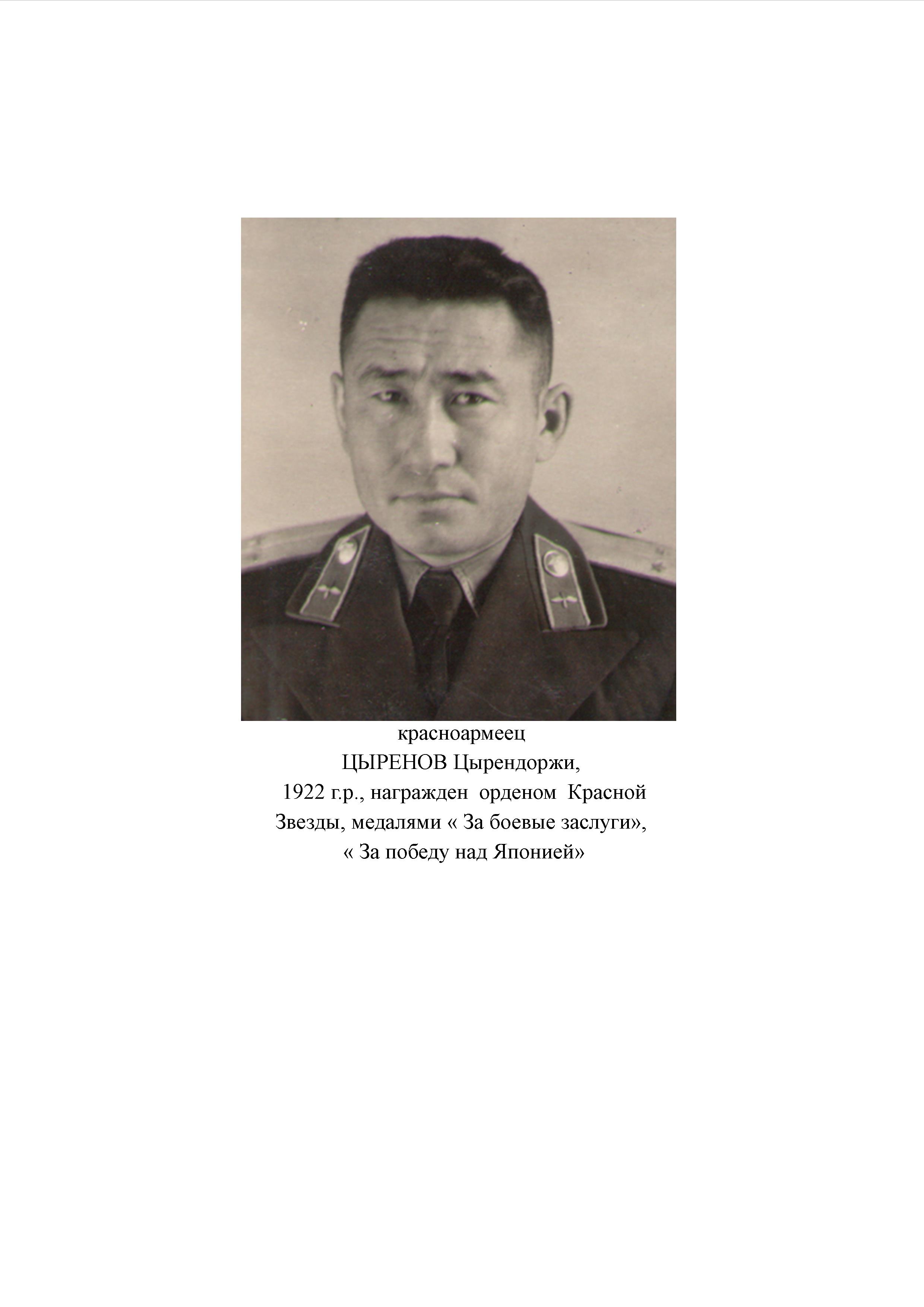 Цыренов Цырендоржи