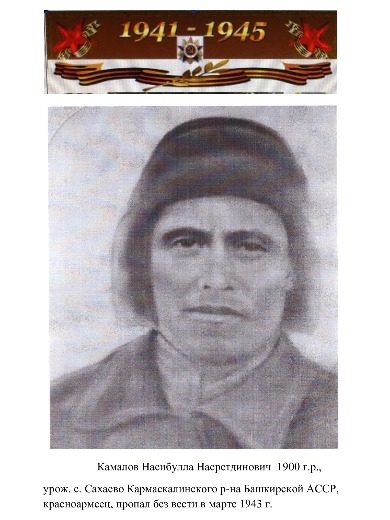 Камалов Насибулла Насыртдинович